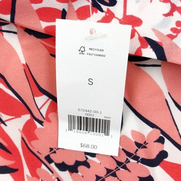 NWT Banana Republic Sleeveless Floral Top Size Small - Picture 7 of 8